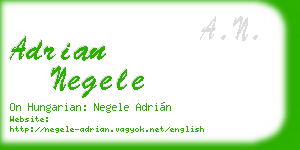 adrian negele business card